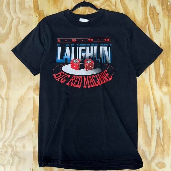 Vintage y2k laughlin biker t-shirt - Picture 1 of 4